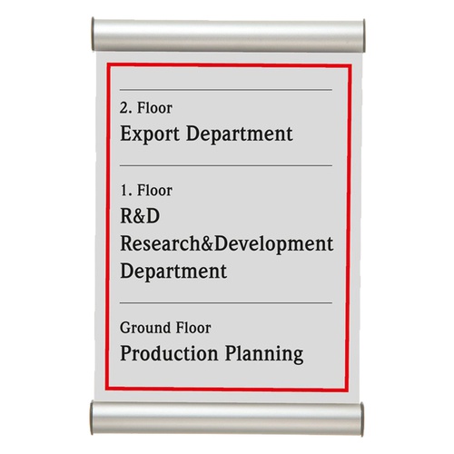 Porta targa appendibile Door Sign - A5 - 15 x 21 cm - Tecnostyl Porta targa appendibile Door Sign - A5 - 15 x 21 cm - Tecnostyl