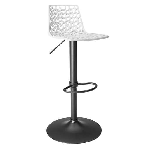 Sgabello Spider Gas - Nero opaco/bianco - Grandsoleil Sgabello Spider Gas - Nero opaco/bianco - Grandsoleil