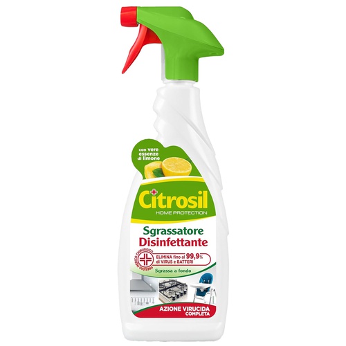 Disinfettante sgrassatore - disinfettante - virucida - limone - triggerda 650 ml - Citrosil