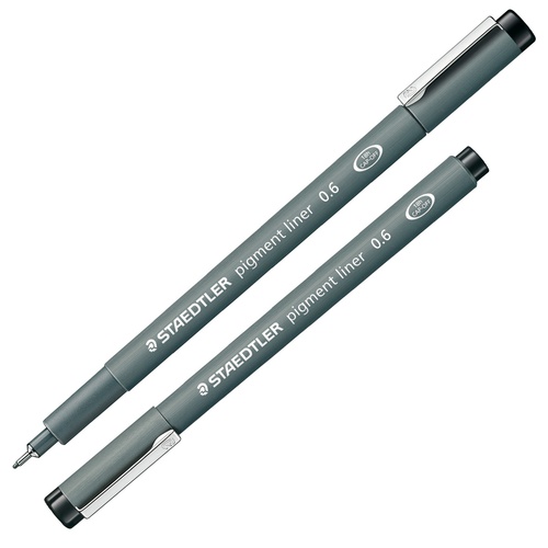 Pennarello Pigment Liner 308 - nero - 0,6mm - Staedtler