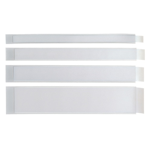 Portaetichette adesivo Ies L40 - 40x300 mm - grigio - Sei Rota - conf. 10 pezzi