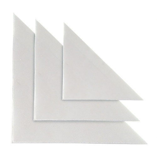 Busta autoadesiva triangolare TR 10 - PVC - 10x10 cm - trasparente - Sei Rota - conf. 10 pezzi