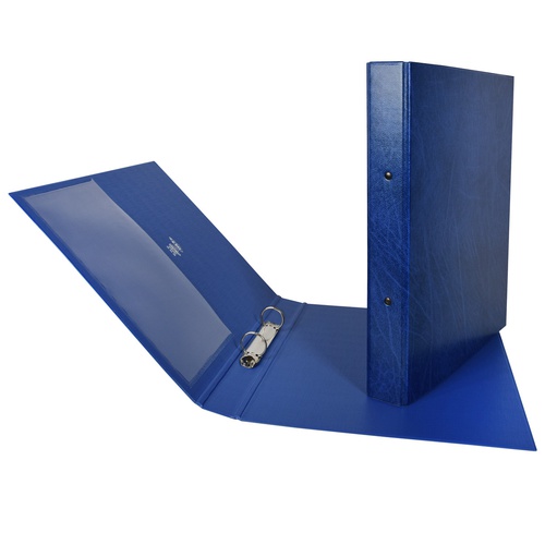 Raccoglitore Stelvio - 2 anelli tondi 25 mm - dorso 3 cm - 22x30 cm - blu - Sei Rota