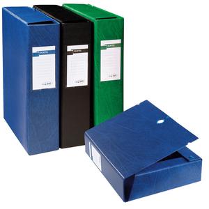 Scatola archivio Scatto - dorso 4 cm - 25x35 cm - blu - Sei Rota