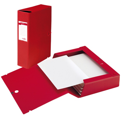 Scatola archivio Scatto - dorso 12 cm - 25x35 cm - rosso - Sei Rota