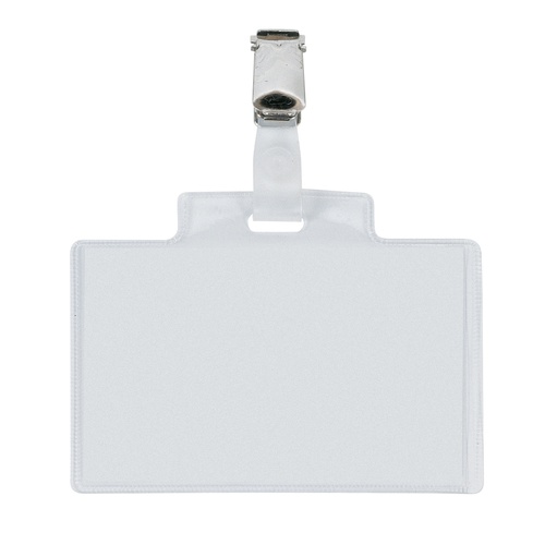 Portanome Pass 3 E - clip in metallo - 9,5x6 cm - Sei Rota - conf. 100 pezzi