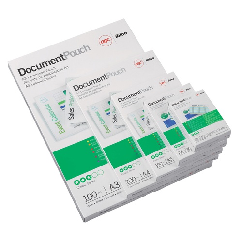 Pouches - A6 - 111x156 mm - 2x125 micron - GBC - scatola 100 pezzi