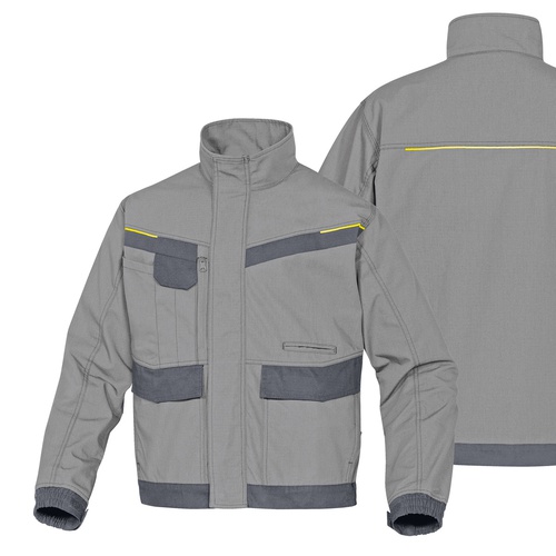 Giacca da lavoro Mach 2 Corporate - tela/poliestere/cotone - taglia L -grigio chiaro/grigio scuro - Deltaplus