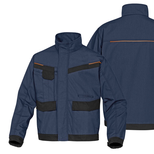 Giacca da lavoro Mach 2 Corporate - tela/poliestere/cotone - taglia L -blu/nero - Deltaplus