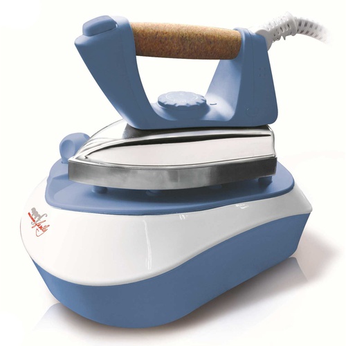 Ferro da stiro Pratica - a caldaia - 23x15x32 cm - 2000 W - 220/240 V -bianco/azzurro - Melchioni family