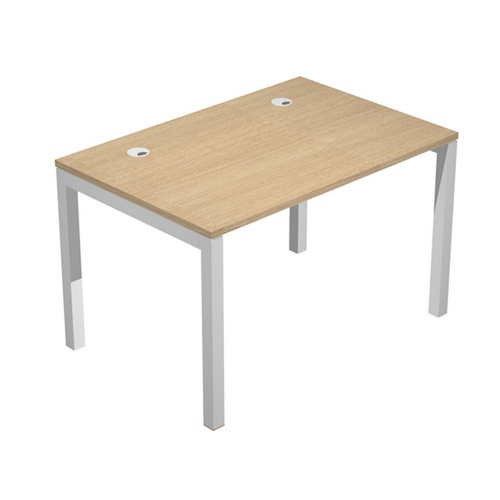 Scrivania singola Agorà - 120 x 80 x 72,5 cm - rovere