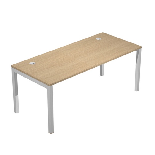 Scrivania singola Agorà - 180 x 80 x 72,5 cm - rovere