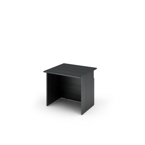 Modulo reception Prestige disabili - senza sopralzo - 80 x 97,5 x 72 cm- nero venato/bianco