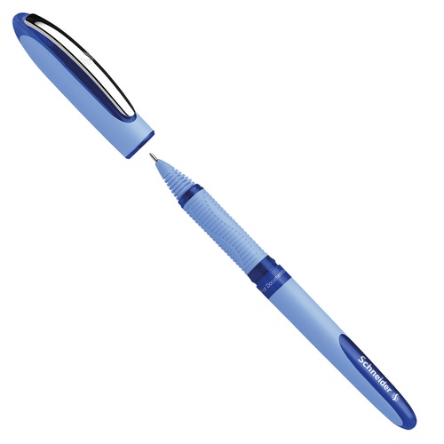 Roller One Hybrid N con cappuccio - tratto 0,3mm - blu - Schneider