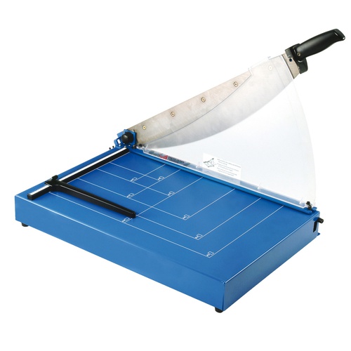 Taglierina a leva 3042 - A3 - 545x382 mm - 460 mm (A3) - capacità taglio 40 fg - con blocca lama - blu - Titanium