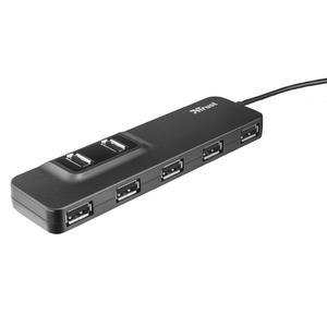 Hub Oila - 7 porte USB 2.0 - alimentatore incluso - Trust