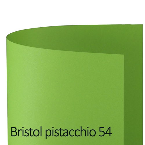 Cartoncino Bristol Color - 50x70cm - 200gr - pistacchio 54 - Favini -  Conf. 25 pezzi