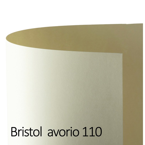 Cartoncino Bristol Color - 50x70cm - 200gr - avorio 110 - Favini - Conf. 25 pezzi