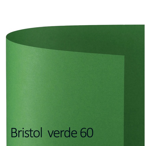 Cartoncino Bristol Color - 70x100cm - 200gr - verde 60 - Favini - Conf. 10 pezzi