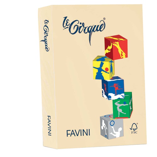 Carta Lecirque - A3 - 80 gr - camoscio 105 - Favini - conf. 500 fogli