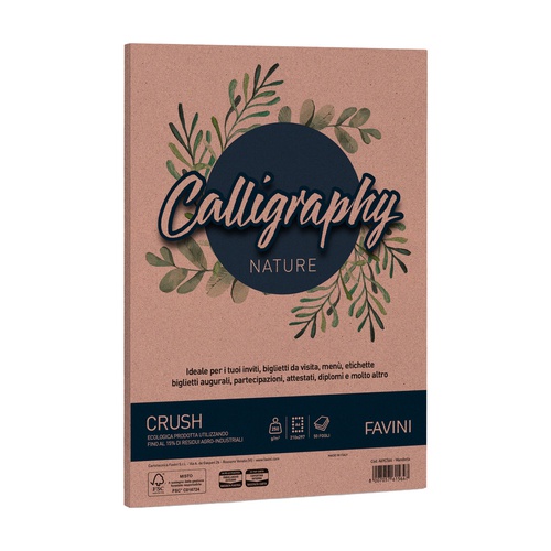 Carta Calligraphy Nature - A4 - 250 gr - mandorla - Favini - conf. 50 fogli