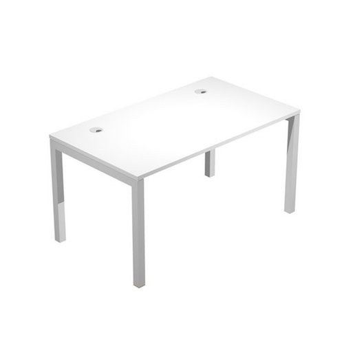 Scrivania singola Agorà - 140x80x72,5 cm - bianco - Artexport