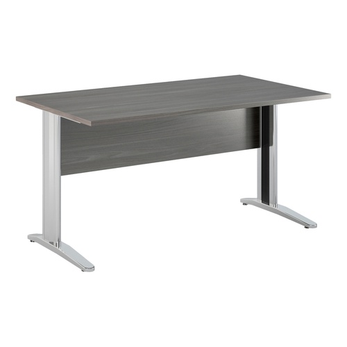 Scrivania Easy Metal - lineare - 160x80x72 cm - frassino toscano - Artexport