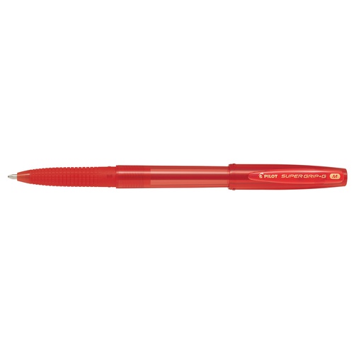 Penna a sfera Supergrip G con cappuccio - punta 1,0mm - rosso  - Pilot