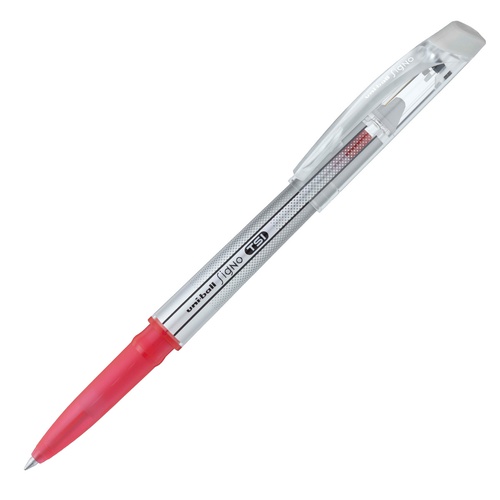 Penna a sfera gel cancellabile Uniball Signo TSI - punta 0,7mm - rosso  - Uni Mitsubishi