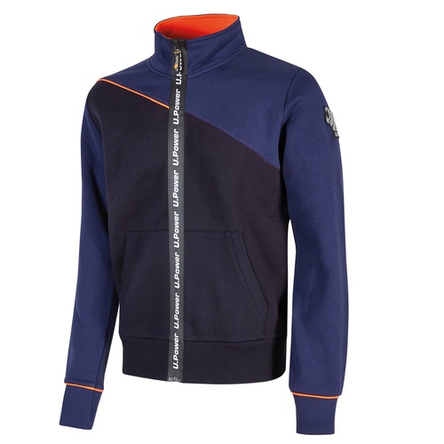 Felpa Uranus - taglia XL - blu - U-Power