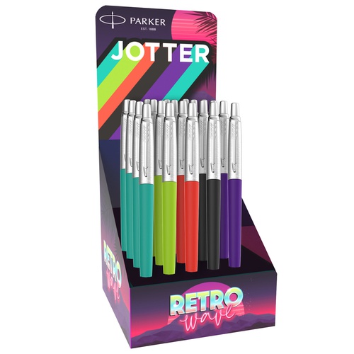 Penna sfera Jotter Original Retrò - colori assortiti - Parker - expo 20pezzi