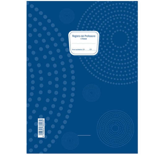 Registro del Professore (1 classe) - 34 x 24 cm - 3125PS000G - Data Ufficio Registro del Professore (1 classe) - 34 x 24 cm - 3125PS000G - Data Ufficio