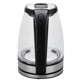 Bollitore elettrico cordless - caraffa in vetro - 2200 W - nero - Melchioni