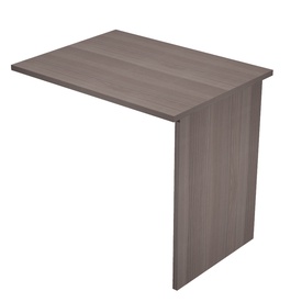 Allungo reversibile dx/sx per scrivanie Easy - 80 x 60 cm - con fianchipannello - frassino toscano