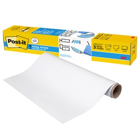 Lavagna cancellabile Easy Erase - in rotolo - 121,9 x 182,9 cm - bianco- Post-it