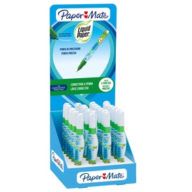 Correttore a penna Liquid Micro Correction Pen - 7ml - Papermate - expo24 pezzi