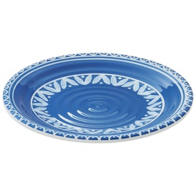 Piatto piano Linea Itaca - diametro 21,5 x 2 cm - melamina - Leone