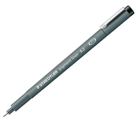 Pennarello Pigment Liner 308 - nero - 0,2mm - Staedtler