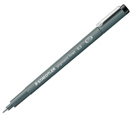 Pennarello Pigment Liner 308 - nero - 0,3mm - Staedtler