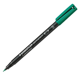 Pennarello Lumocolor Permanent 313 - punta 0,4mm - verde - Staedtler