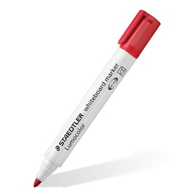 Pennarelli Lumocolor whiteboard 351 - punta tonda - tratto 2 mm - rosso- Staedtler