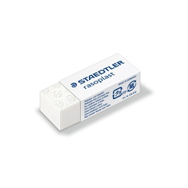 Gomma Rasoplast - 43x19x13mm - bianca per matita - Staedtler