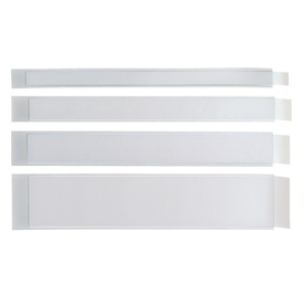 Portaetichette adesivo Ies L40 - 40x300 mm - grigio - Sei Rota - conf. 10 pezzi