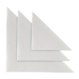 Busta autoadesiva triangolare TR 10 - PVC - 10x10 cm - trasparente - Sei Rota - conf. 10 pezzi