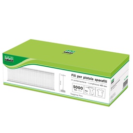 Fili per sparafili Lebez 5260 - 4 cm - trasparente - Lebez - conf. 5000pezzi