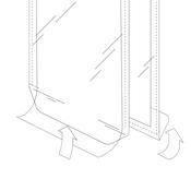 Buste Porta Avvisi Appendicartello - PVC - 22x30 cm - trasparente - Sei Rota - conf. 10 pezzi