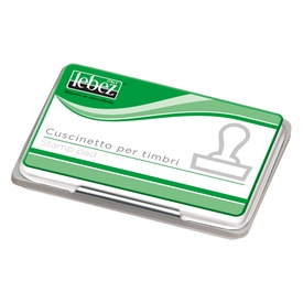 Cuscinetto per timbri - 12,5x8,5 cm - blu - Lebez C292