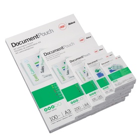 Pouches - carta credito - 54 x 86 mm - 2 x 125 micron - GBC - conf. 100pezzi