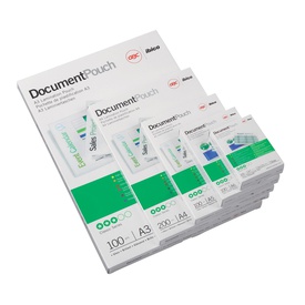 Pouches - business card - 60 x 90 mm - 2 x 125 micron - GBC - conf. 100pezzi