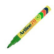 Marcatore Artline permanent markers A 70 - punta tonda 1,5mm - verde - Artiline